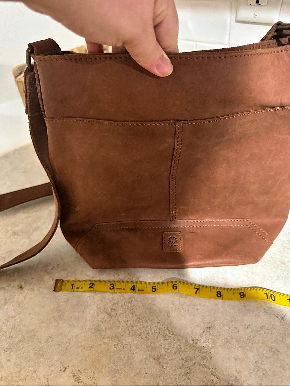 C&C California Brown Crossbody Shoulder Bag Adjustable Strap Boho Purse - Picture 3 of 9